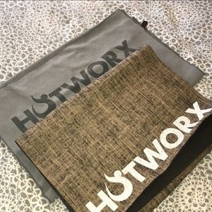 Hotworx yoga mat and towel.